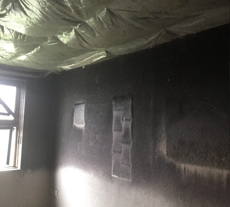 FIRE DAMAGED REFURBISHED FLAT