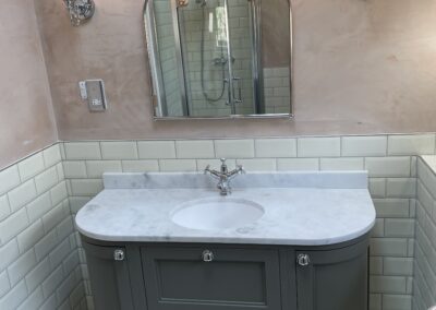 All modern bathroom refurbishments